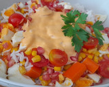Foto del paso 3 de la receta: Ensaladilla de arroz con huevo y granada