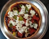 A picture of step 8 of No Yeast Pizza.