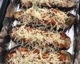 Foto del paso 8 de la receta Berenjenas rellenas con pisto y carne picada