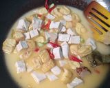 Foto langkah ke 3 dari resep Tahu telur kukus kuah santan.