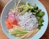 Hình bước làm 6 của món Bún Trộn Bò Xào Sả (Bún Bò Xào Nam Bộ)