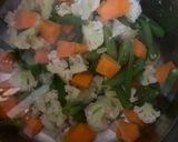 A picture of step 1 of Vegetable Kolhapuri.