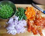A picture of step 1 of Vegetable Daliya Khichdi.