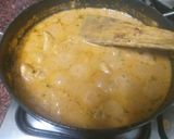 A picture of step 4 of Chicken changezi.