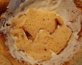 A picture of step 8 of Tiramisu Zuccotto.