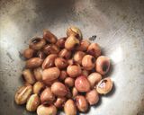 A picture of step 1 of Khatta meetha aam salad.