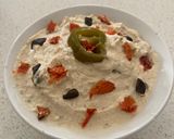 A picture of step 3 of Spicy spread cheese.