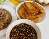 Hình bước làm 1 của món Bún nước tương