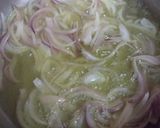 A picture of step 3 of Aloo & Shimla Mirch.