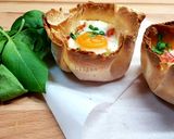 Φωτογραφία βήματος 4 της συνταγής Tortilla egg cups (τορτίγια με αυγό σε ατομικό μπολάκι)