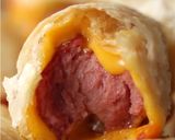 A picture of step 3 of Pigs In a blanket.