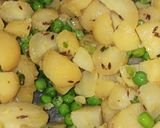 मटर आलू चाट(matar aloo chaat recipe in Hindi) रेसिपी चरण 4 फोटो