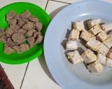 Foto langkah ke 1 dari resep Tempe Bakso Saus Tiram.