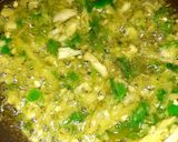 A picture of step 3 of Chicken kadai 😊 Ramadan Mubarak 👍.