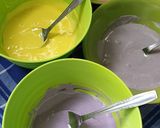 Foto langkah ke 3 dari resep Bolu Mekar ketawa Kukus.