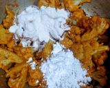 A picture of step 3 of Gobhi Manchurian.