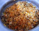 A picture of step 13 of Soyabean Dum Biryani.
