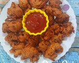 A picture of step 2 of White Onion Fritters.