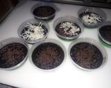 Foto langkah ke 6 dari resep Desert pandan coklat lumer.