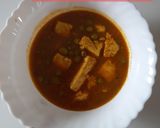 A picture of step 1 of Matar paneer.