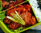 Foto langkah ke 7 dari resep Ayam Manis Crispy ala Korea (닭강정) 🍗.