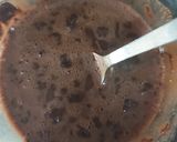 A picture of step 1 of Caramel hot coffee chocolate with cream.