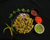 A picture of step 5 of Crispy Kumbhaniya bhajiya.