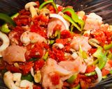 A picture of step 3 of Crockpot Chicken with Tomatoes.