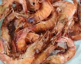 A picture of step 4 of Grilled shrimp with lemon butter garlic sauce.