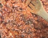 Foto del paso 4 de la receta: Calabacín relleno de pollo y pavo