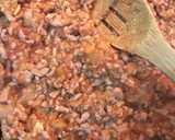 Foto del paso 4 de la receta: Calabacín relleno de pollo y pavo