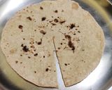 A picture of step 1 of Roti Pizza Wrap.
