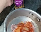 A picture of step 2 of Stickboti sandwich.