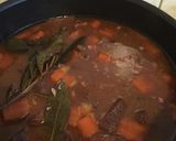 Hình bước làm 14 của món Bœuf Bourguignon (Bò hầm rau củ)