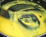 A picture of step 8 of Sesame and Oreo biscuit custard.