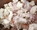 A picture of step 9 of Pork Tenderloin with Boursin® and Mushrooms.