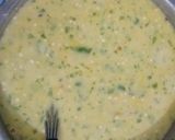 A picture of step 2 of Khandvi.