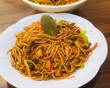 (Brown spaghetti)soyayyar taliya me kayan lambumatakin girki7 hoto