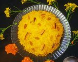 पीले मीठे चावल (pile meethe chawal recipe in Hindi) रेसिपी चरण 8 फोटो