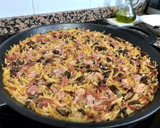 Foto del paso 9 de la receta: Fideuá de pato, foie y setas variadas (al horno)