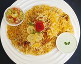 A picture of step 8 of Spicy Chicken Biryani 😋😋.