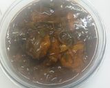 A picture of step 3 of Chicken chilli.