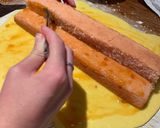 A picture of step 10 of Battenburg Cake (gluten free) 🧈.