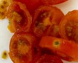 A picture of step 5 of My Melted Cheese, Bacon & Tomatoes on Toast 😋#Lunch.