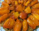 صورة لخطوة 2 من وصفة الكنافه بكمبوت الخوخ