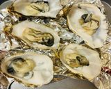 A picture of step 1 of Blue Cheese Oysters.