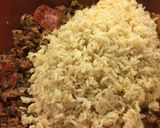 A picture of step 6 of Italian Dirty Rice.
