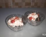 A picture of step 5 of Berry bomb Trifle.