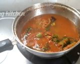 A picture of step 5 of Kadai babycorn.
