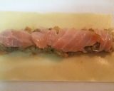 Foto del paso 5 de la receta Canelones rellenos de brócoli y salmón con salsa de piquillos